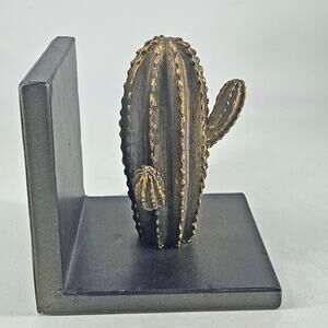 Southwest western decor cactus shaped single bookend decor figurine